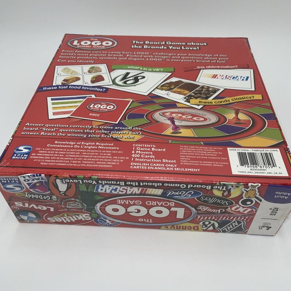 The LOGO Board Game By Spin Master - NEW FACTORY SEALED BOX - Picture 8 of 9